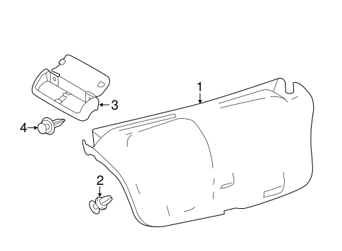Avalon INTERIOR TRIM - TRUNK