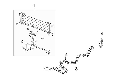 SRX TRANS OIL COOLER