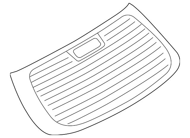 8457185Z30 Деталь LIFT GATE GLASS