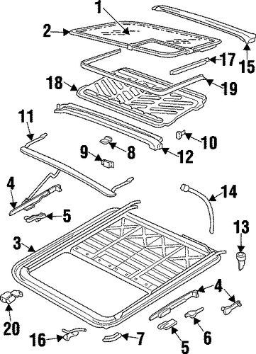 Catera SUNROOF