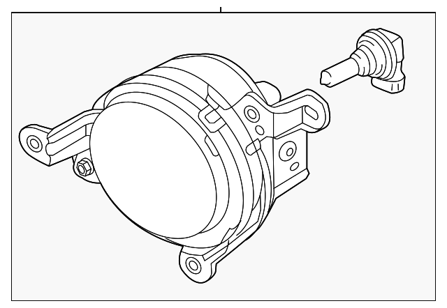 92201-E4010 Деталь FOG LAMP, LEFT