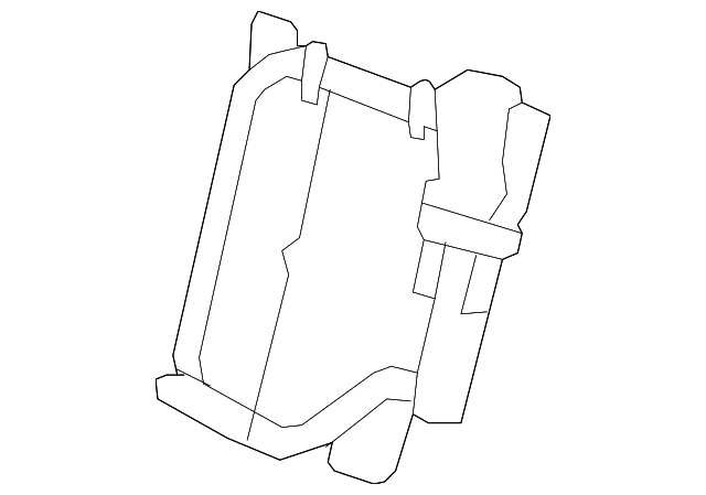 25960398 Деталь SEAT BACK FRAME, LEFT