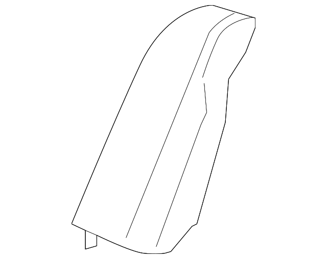 52207289854 SIDE COVER, RIGHT
