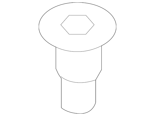 07-14-7-116-970 BEARING SUPPORT SCREW, RIGHT