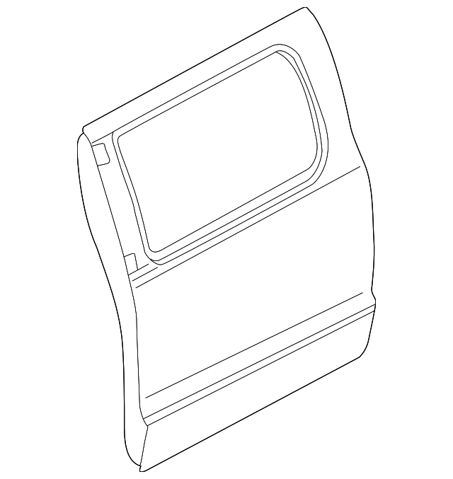 55257164AF Деталь DOOR SHELL, RIGHT