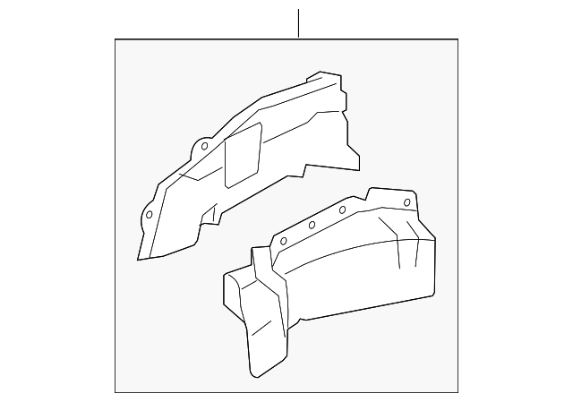 29110-3K300 Деталь SPLASH SHIELD, RIGHT