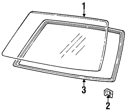 Tracker GLASS - WINDSHIELD