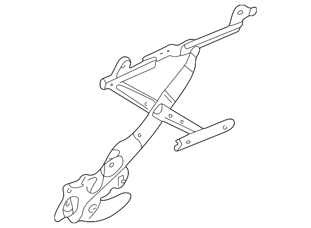 62222SA001 Деталь WINDOW REGULATOR, RIGHT
