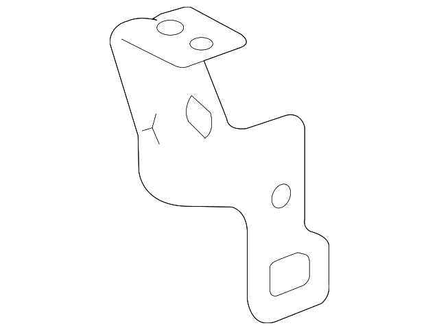 4E1-857-193-A Деталь RETAINING BRKT, LEFT