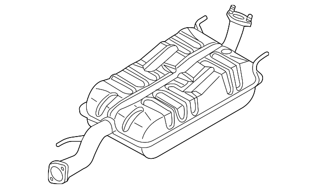 28700-3E150 Деталь MUFFLER
