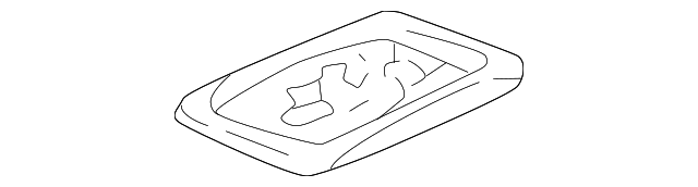 83305-S0X-A00ZA Деталь COVER A, SECOND SEAT STRIKER *G49L* (LIG