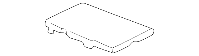 83309-S0X-A00ZC Деталь CAP C, SECOND SEAT STRIKER COVER *YR169L