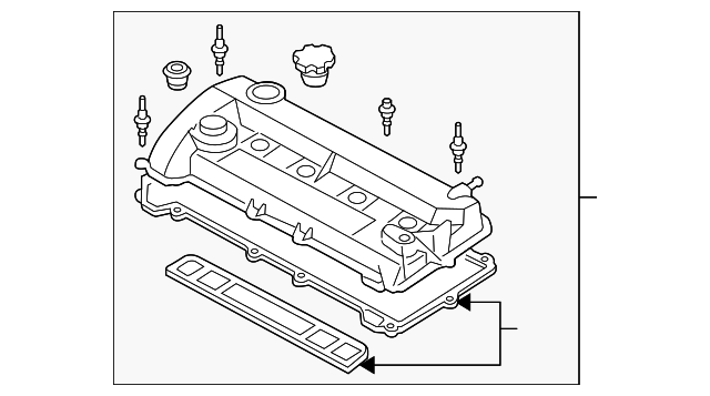 L374-10-210G Деталь VALVE COVER