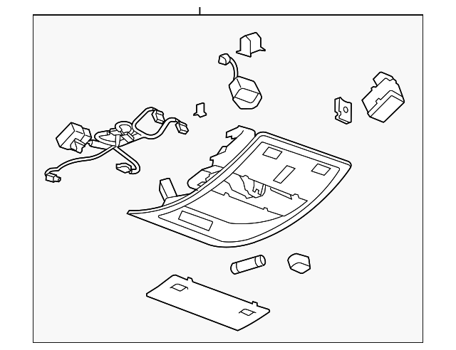 25977622 Деталь ROOF CONSOLE