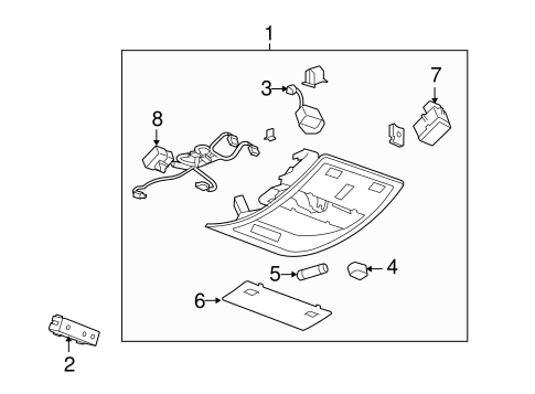 Escalade OVERHEAD CONSOLE 3