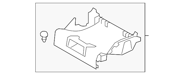 72907-08020-B1 Деталь LOWER COVER, RIGHT