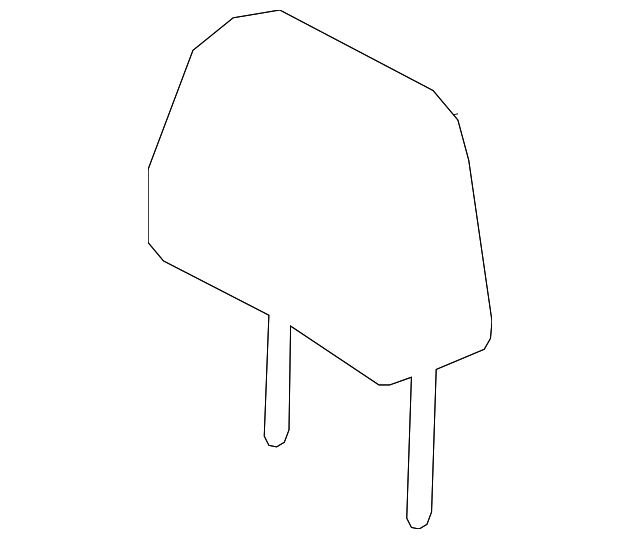 71940-08031-B0 Деталь HEADREST, RIGHT