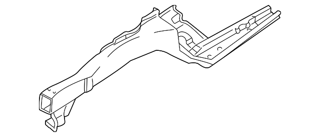 64601-2C010 Деталь LOWER RAIL, LEFT
