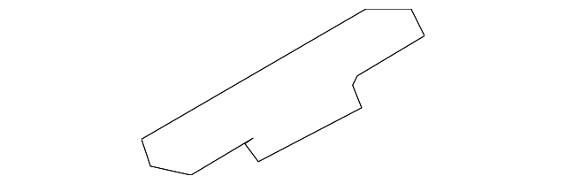 73882CG002 Деталь ROOF MOLDING END CAP, RIGHT