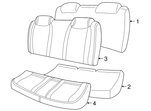 Regal REAR SEAT COMPONENTS 3