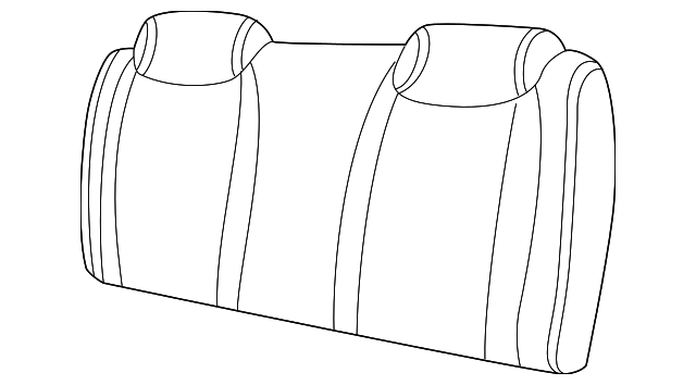 88948405 Деталь SEAT BACK COVER