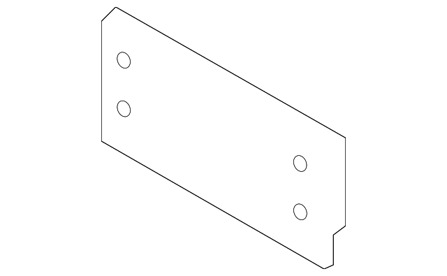 51-13-9-801-580 Деталь LICENSE BRACKET