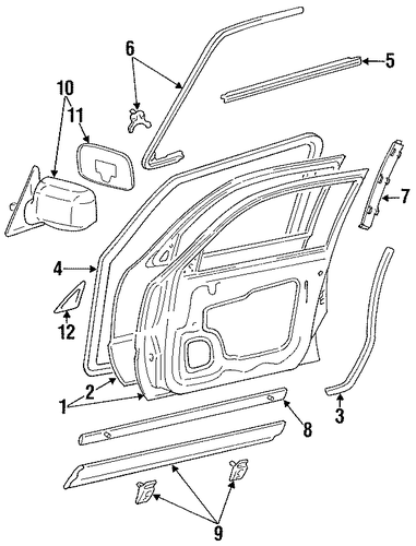 Camry DOOR & COMPONENTS