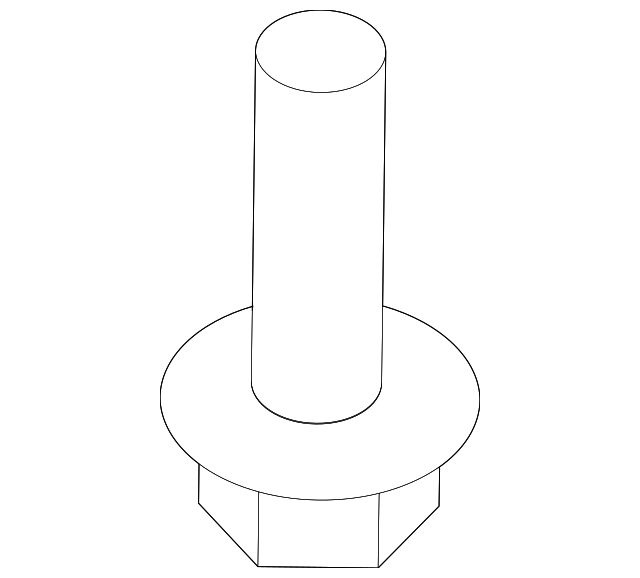 12442-05206B Деталь BUMPER COVER SCREW