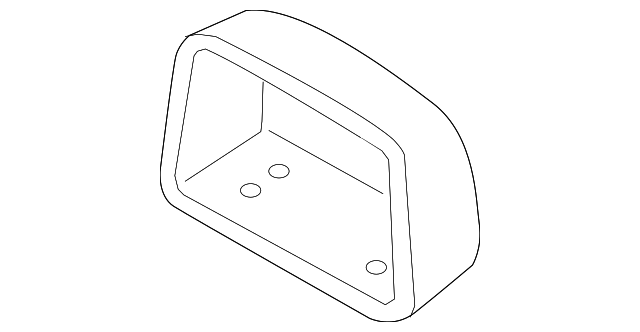 52-10-7-264-595 REAR COVER, LEFT