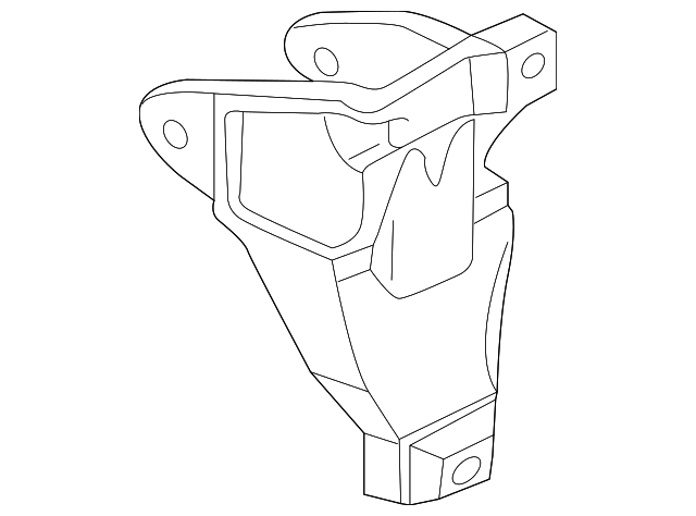 MN139163 Деталь TRANS MOUNT BRKT, RIGHT