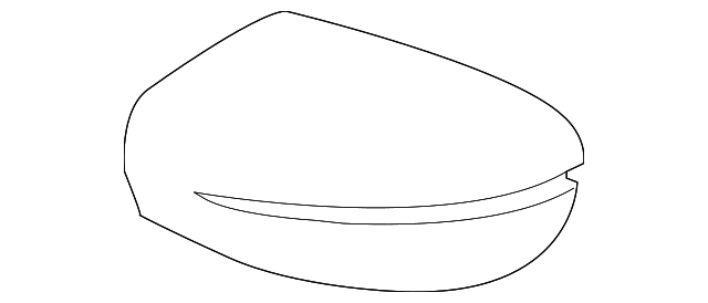 96374-4CA0A Деталь MIRROR COVER, LEFT