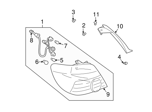 Impreza BULBS - CHASSIS 6