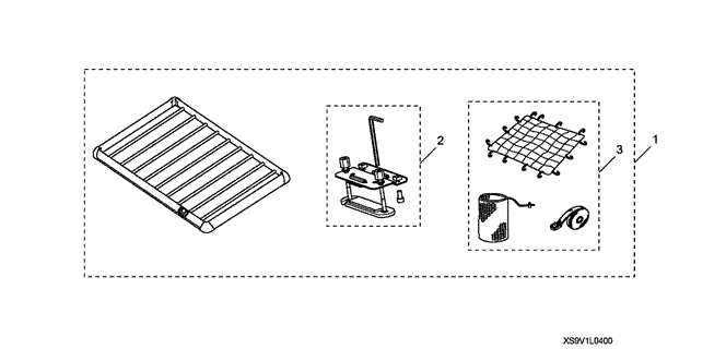 ACCESSORIES/LUGGAGE BASKET for 2006 Honda ELEMENT #1