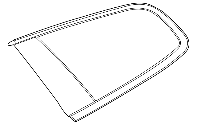 20909963 Деталь QUARTER GLASS, RIGHT