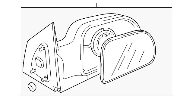 87620-1F301 Деталь MIRROR ASSY, RIGHT