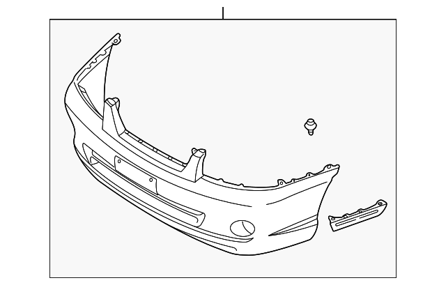 0K2NA-50030XX Деталь BUMPER COVER