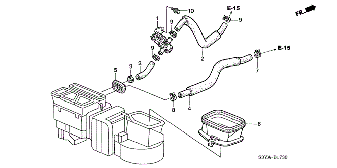 ELECTRICAL / EXHAUST / HEATER / FUEL/WATER VALVE for 2004 Honda INSIGHT #1