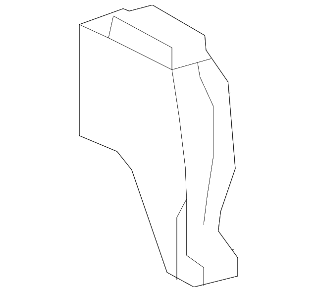 53154-78010 AIR GUIDE, LEFT