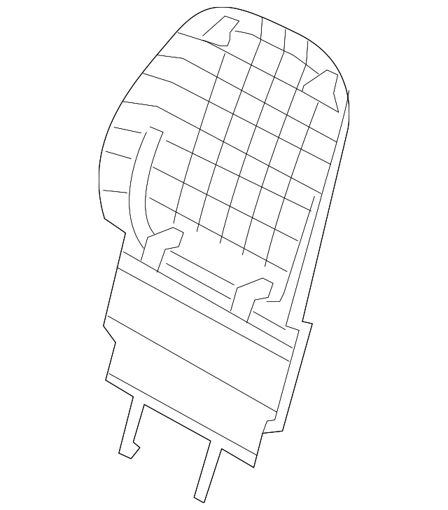 88390-2T010AN3 Деталь SEAT BACK PANEL