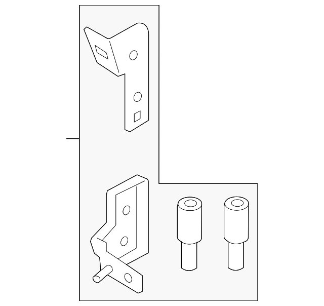 7P0-998-070 Деталь CONTROL ASSY MOUNT KIT