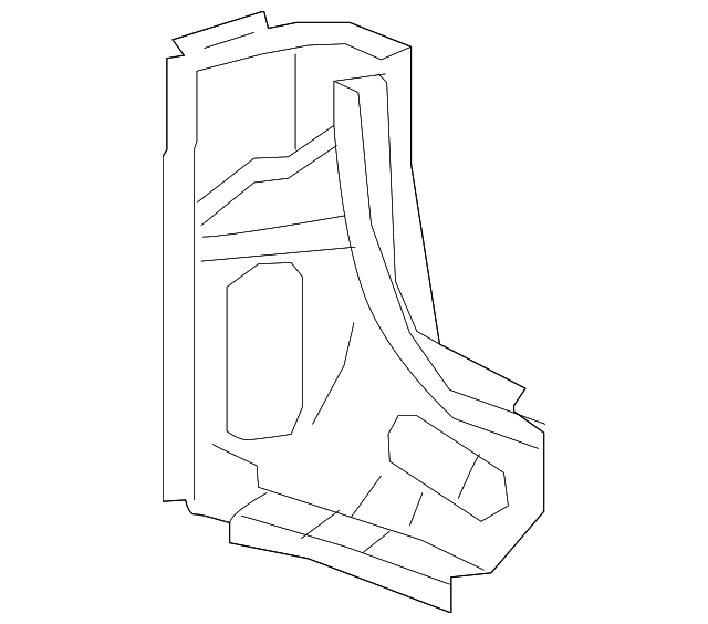 9066301607 Деталь LOWER PANEL, LEFT