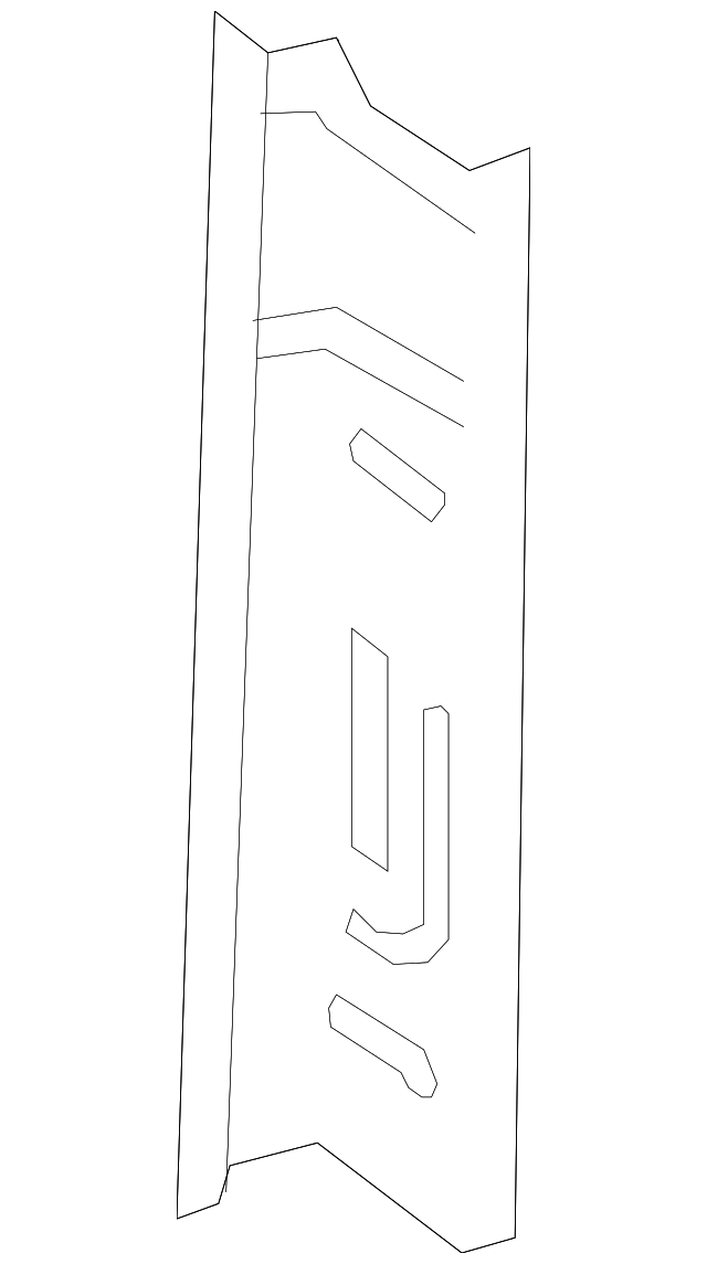 9066360316 Деталь INNER PILLAR LOWER REINF, RIGHT
