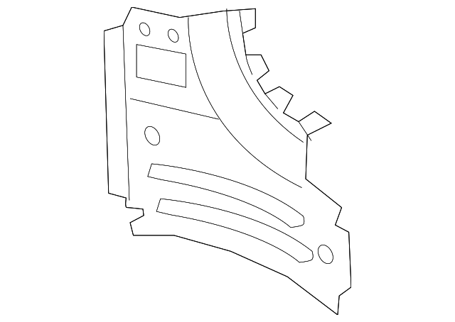 9066340116 Деталь LOWER PILLAR REINFORCEMENT, RIGHT
