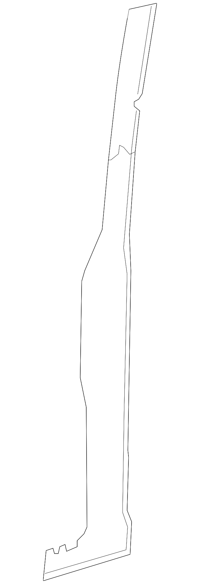 9066301313 Деталь OUTER PILLAR, RIGHT