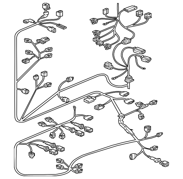 4G1-971-713-Q Деталь ENGINE HARNESS