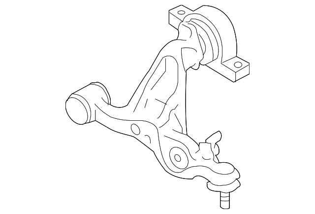 54500EG00A Деталь LOWER CNTRL ARM, RIGHT