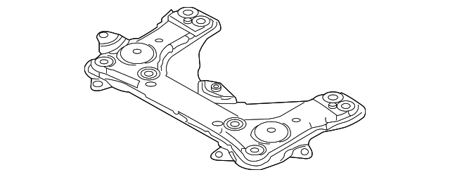 544C4EG00A Деталь CROSSMEMBER