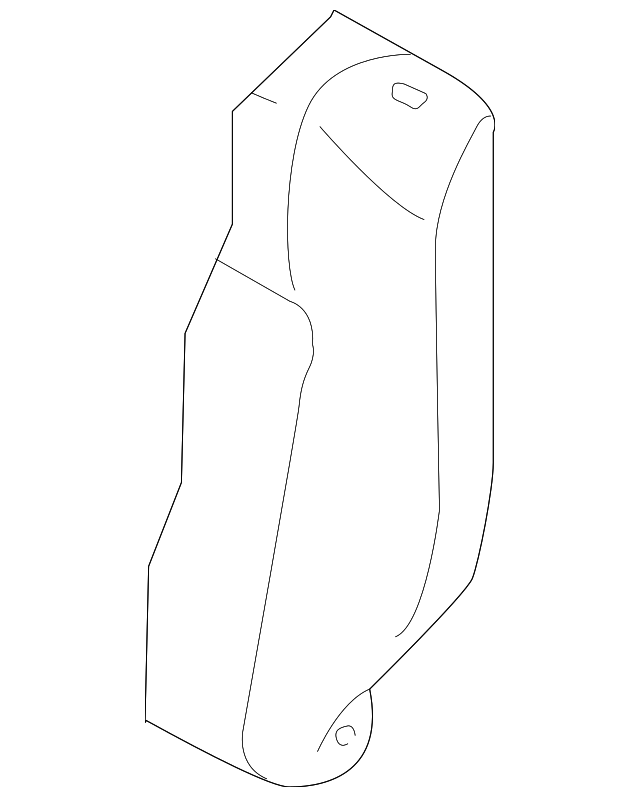 64330AE50A Деталь SEAT BACK PAD