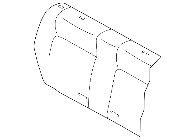 64351AE90A Деталь SEAT BACK COVER