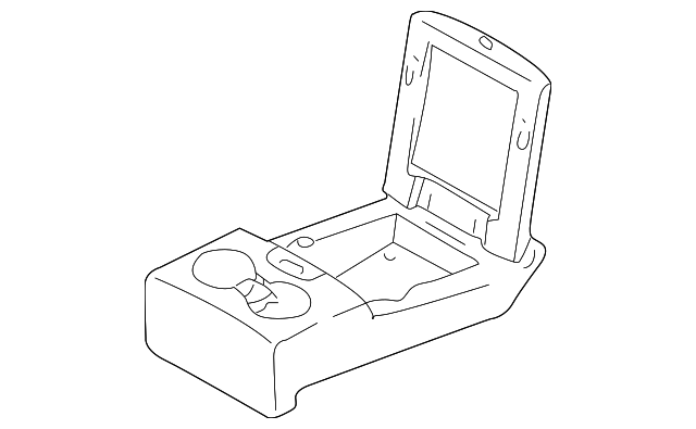64183AE00AML Деталь CONSOLE ASSY, RIGHT